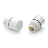 1 x Duschtürrolle /Rollen/ Räder / Läufer kleiner Raddurchmesser 19mm MS2 Weißes oder Chrom-Finish.