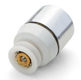 1 x Duschtürrolle /Rollen/ Räder / Läufer kleiner Raddurchmesser 19mm MS2 Weißes oder Chrom-Finish.