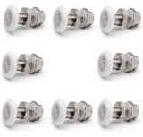8 x Ersatzduschtürrollen/Läufer /Räder/Scheiben 19 mm 21 mm 23 mm 25 mm oder 27 mm Raddurchmesser L004