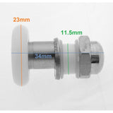 4 x Ersatzduschtürrollen/Läufer/Scheiben 23 mm, 25 mm oder 28 mm Raddurchmesser K048