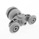 2 x doppelte Duschtürrollen/Läufer/Räder 20 mm Räder Durchmesser JI1