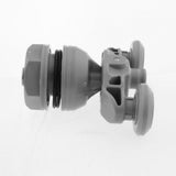 2 x doppelte Duschtürrollen/Läufer/Räder 20 mm Räder Durchmesser JI1