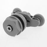 2 x doppelte Duschtürrollen/Läufer/Räder 20 mm Räder Durchmesser JI1