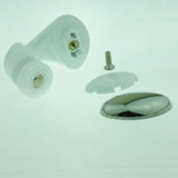 2 x Duschtürrollen /Rolle/ Räder/Läufer Kugelgelenk klein 22 mm Raddurchmesser B4