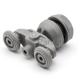 2 x doppelte Duschtürrollen/Läufer/Räder 20 mm Räder Durchmesser JI1