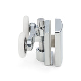 2 x Twin Top Zinc Alloy Shower Door Rollers/Runners/Wheels 23mm Wheel Diameter K021