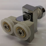 1 x untere doppelte Duschtürrolle/Läufer/Räder/Montagematerial enthalten LUX1 FB