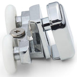 Satz von 4 doppelten oberen und unteren Duschtürrollen /Läufer/Räder 23 mm Durchmesser SP4